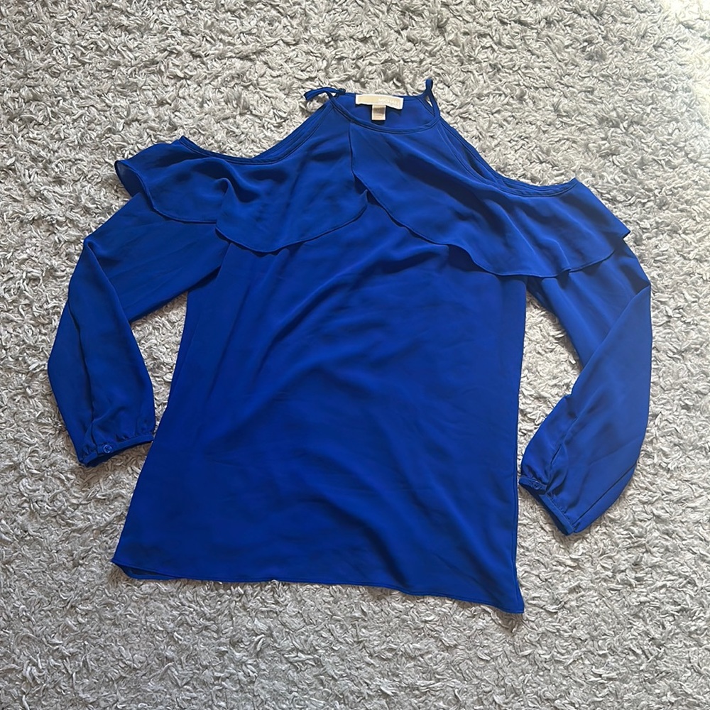 MICHAEL Michael Kors Cold Shoulder Blouse
